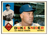 1960 Topps Baseball #493 Duke Snider Dodgers EX-MT 522378