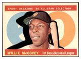 1960 Topps Baseball #554 Willie McCovey A.S. Giants EX-MT 522379