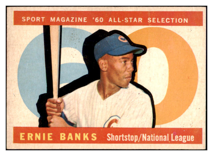 1960 Topps Baseball #560 Ernie Banks A.S. Cubs EX-MT 522380