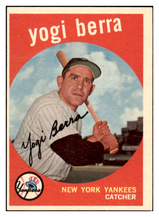 1959 Topps Baseball #180 Yogi Berra Yankees EX-MT 522382