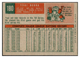 1959 Topps Baseball #180 Yogi Berra Yankees EX-MT 522382