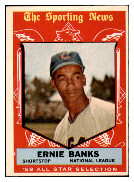 1959 Topps Baseball #559 Ernie Banks A.S. Cubs EX-MT 522386