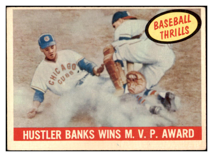 1959 Topps Baseball #469 Ernie Banks IA Cubs EX-MT 522387