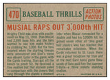1959 Topps Baseball #470 Stan Musial IA Cardinals EX-MT 522388