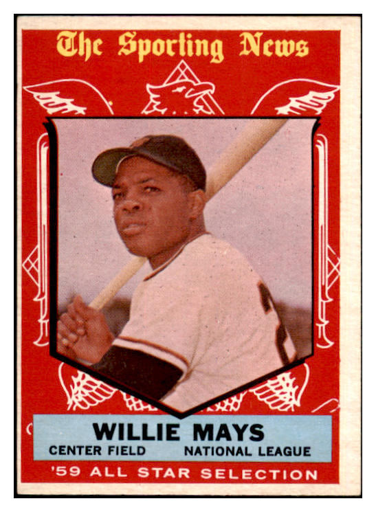 1959 Topps Baseball #563 Willie Mays A.S. Giants EX-MT 522392