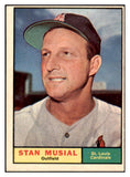 1961 Topps Baseball #290 Stan Musial Cardinals EX-MT 522394