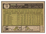 1961 Topps Baseball #010 Brooks Robinson Orioles EX-MT 522395