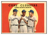 1959 Topps Baseball #147 Ernie Banks Dale Long EX-MT 522398