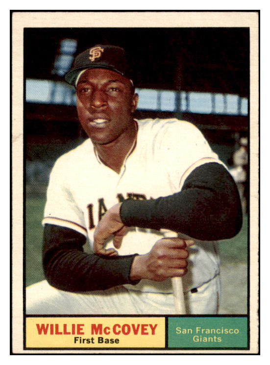 1961 Topps Baseball #517 Willie McCovey Giants EX-MT 522401