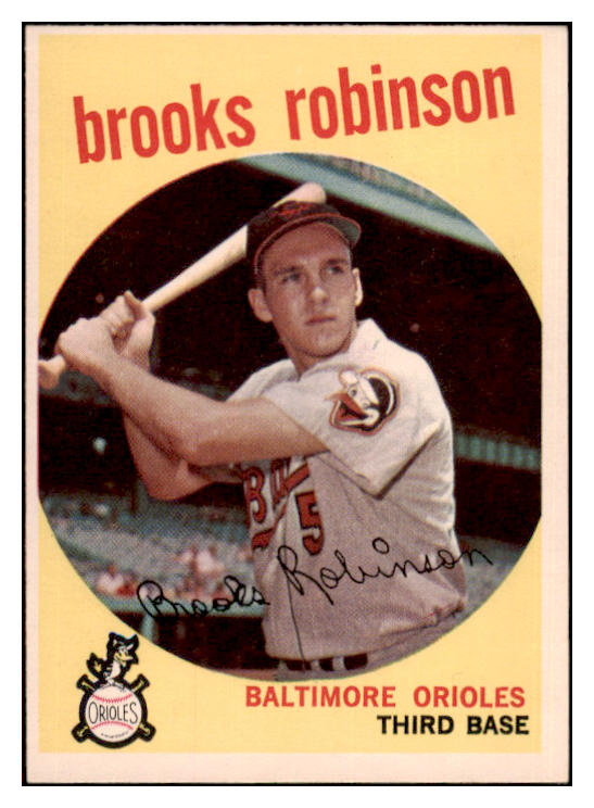 1959 Topps Baseball #439 Brooks Robinson Orioles EX-MT 522418