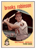 1959 Topps Baseball #439 Brooks Robinson Orioles EX-MT 522418