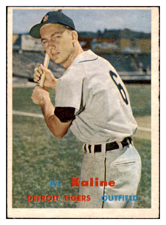 1957 Topps Baseball #125 Al Kaline Tigers EX+/EX-MT 522426