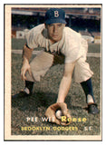 1957 Topps Baseball #030 Pee Wee Reese Dodgers EX+/EX-MT 522427