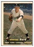 1957 Topps Baseball #025 Whitey Ford Yankees VG-EX 522430