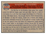 1957 Topps Baseball #400 Roy Campanella Duke Snider Gil Hodges EX-MT 522437