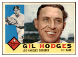 1960 Topps Baseball #295 Gil Hodges Dodgers EX-MT/NR-MT 522441