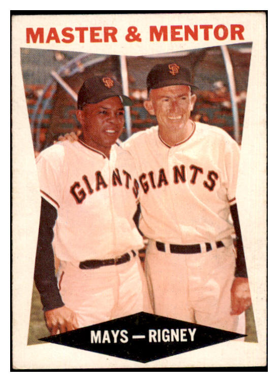 1960 Topps Baseball #007 Willie Mays Bill Rigney EX-MT 522445