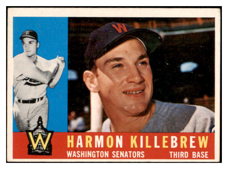 1960 Topps Baseball #210 Harmon Killebrew Senators EX-MT 522448