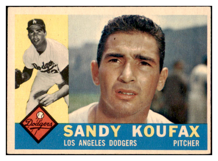 1960 Topps Baseball #343 Sandy Koufax Dodgers EX-MT 522458