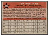 1958 Topps Baseball #485 Ted Williams A.S. Red Sox EX-MT 522471