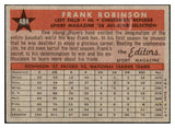 1958 Topps Baseball #484 Frank Robinson A.S. Reds EX-MT 522472