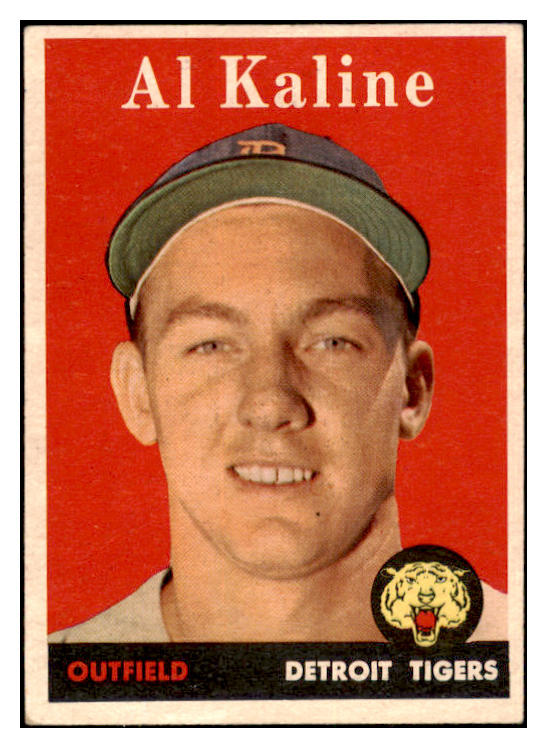 1958 Topps Baseball #070 Al Kaline Tigers EX+/EX-MT 522477