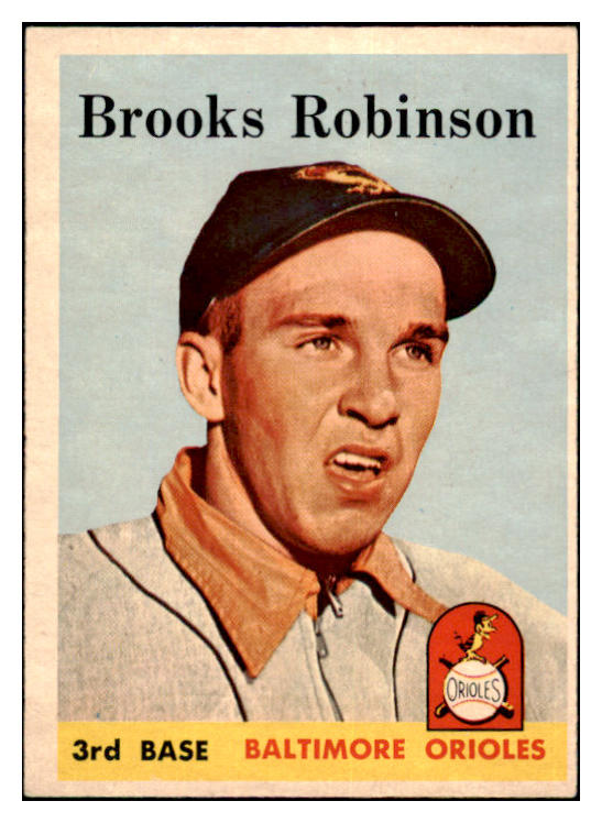 1958 Topps Baseball #307 Brooks Robinson Orioles EX-MT 522479