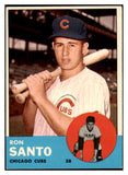 1963 Topps Baseball #252 Ron Santo Cubs EX-MT 522492