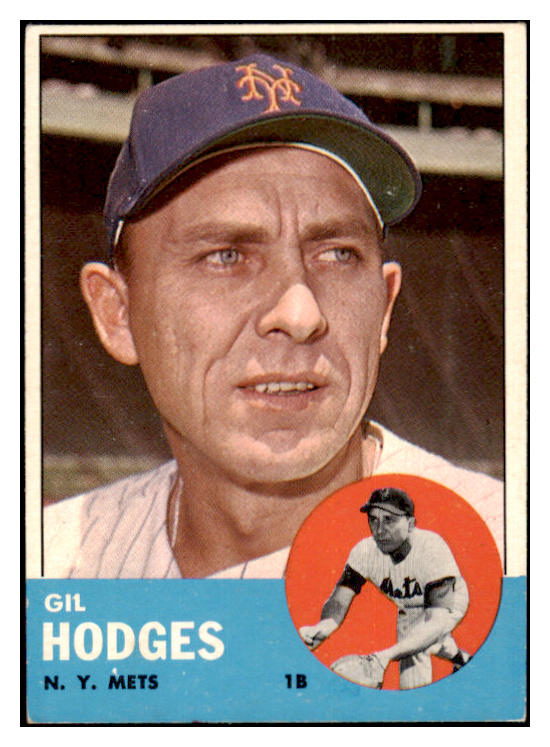 1963 Topps Baseball #245 Gil Hodges Mets EX-MT 522493