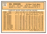 1963 Topps Baseball #245 Gil Hodges Mets EX-MT 522493