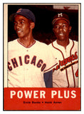 1963 Topps Baseball #242 Hank Aaron Ernie Banks EX-MT 522494