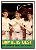 1963 Topps Baseball #173 Mickey Mantle Bobby Richardson EX-MT 522499