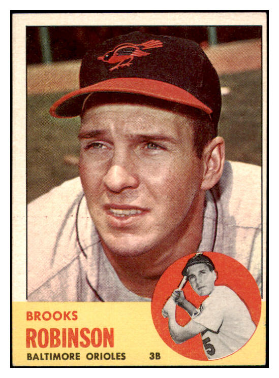 1963 Topps Baseball #345 Brooks Robinson Orioles VG-EX 522510