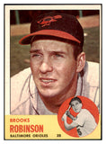 1963 Topps Baseball #345 Brooks Robinson Orioles VG-EX 522510