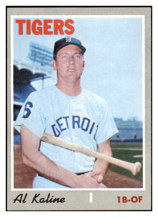 1970 Topps Baseball #640 Al Kaline Tigers EX-MT 522517