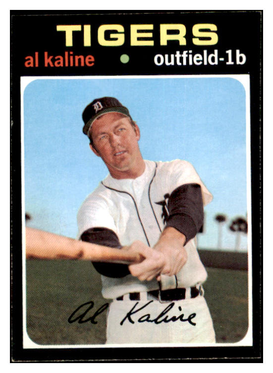 1971 Topps Baseball #180 Al Kaline Tigers EX-MT 522518