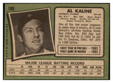 1971 Topps Baseball #180 Al Kaline Tigers EX-MT 522518