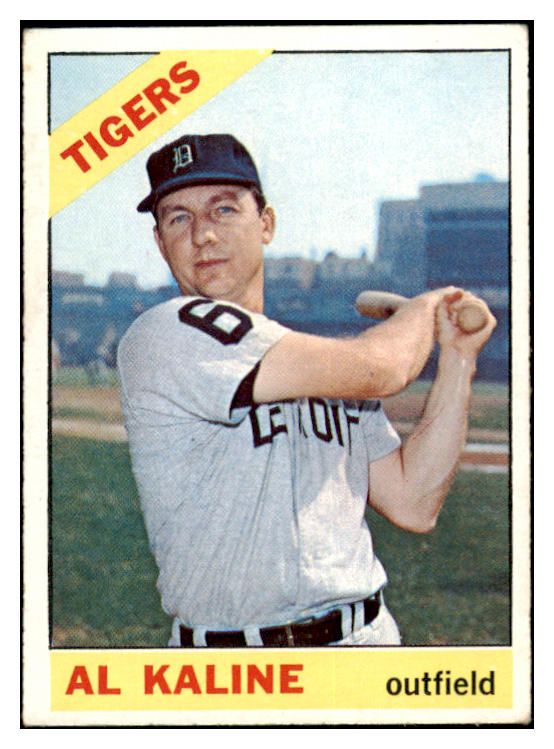 1966 Topps Baseball #410 Al Kaline Tigers EX-MT 522525