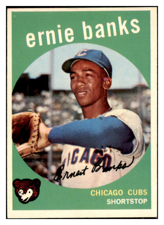 1959 Topps Baseball #350 Ernie Banks Cubs EX-MT/NR-MT 522526