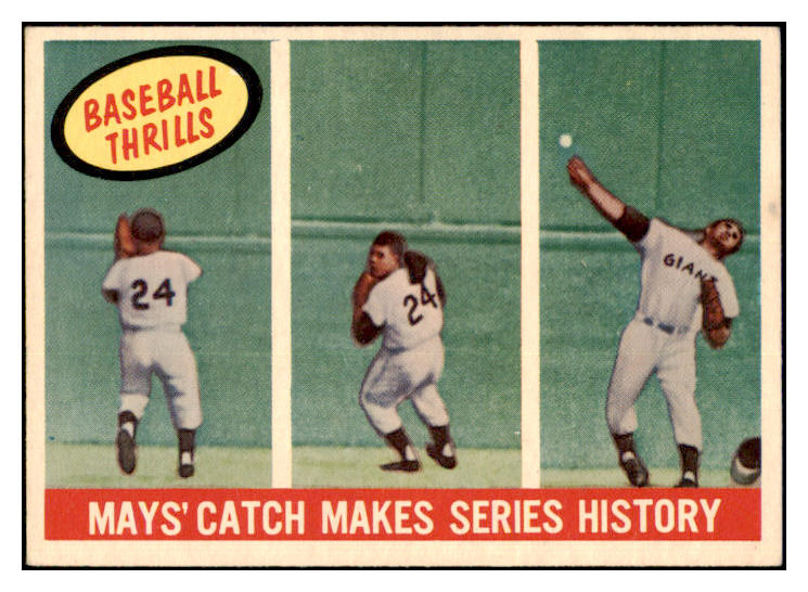 1959 Topps Baseball #464 Willie Mays IA Giants EX-MT 522530