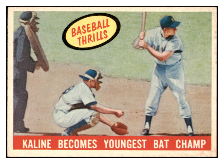 1959 Topps Baseball #463 Al Kaline IA Tigers EX-MT 522532