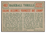1959 Topps Baseball #463 Al Kaline IA Tigers EX-MT 522532