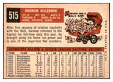 1959 Topps Baseball #515 Harmon Killebrew Senators EX-MT 522536