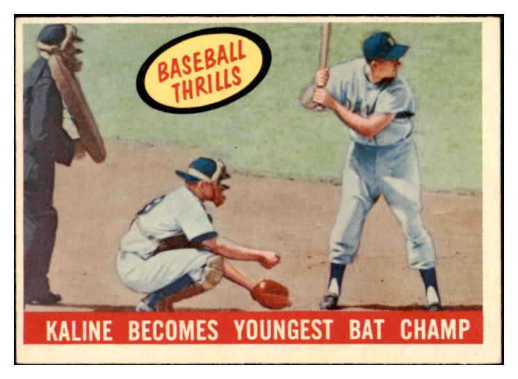 1959 Topps Baseball #463 Al Kaline IA Tigers EX-MT 522540
