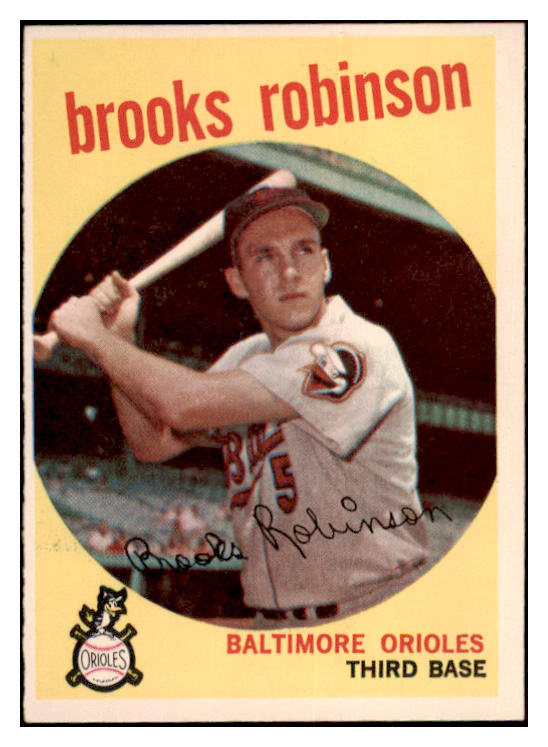 1959 Topps Baseball #439 Brooks Robinson Orioles EX-MT 522541