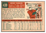 1959 Topps Baseball #439 Brooks Robinson Orioles EX-MT 522541