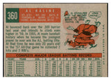 1959 Topps Baseball #360 Al Kaline Tigers EX 522549