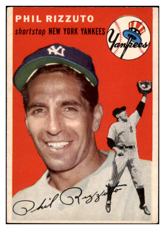 1954 Topps Baseball #017 Phil Rizzuto Yankees EX+/EX-MT 522561