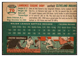 1954 Topps Baseball #070 Larry Doby Indians EX 522564