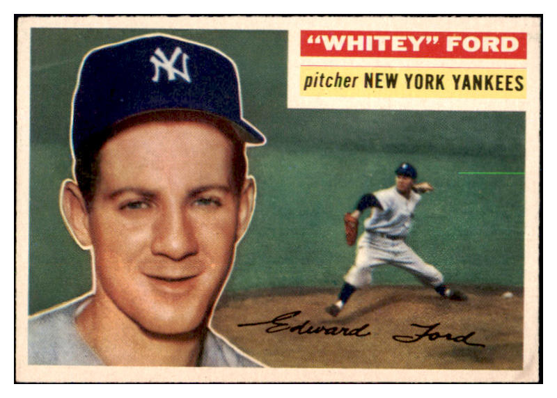 1956 Topps Baseball #240 Whitey Ford Yankees VG-EX 522574